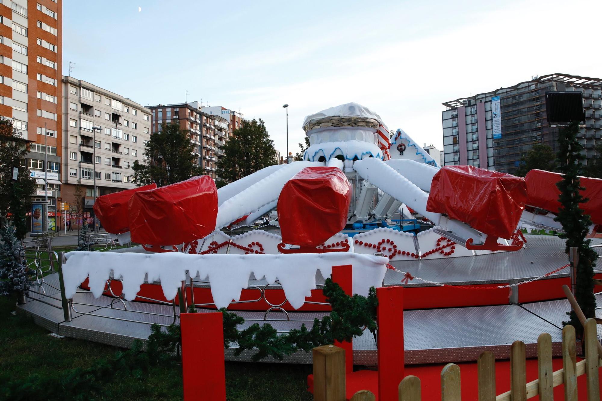 Así serán la pista de hielo y las atracciones del "solarón" que mantendrán los precios