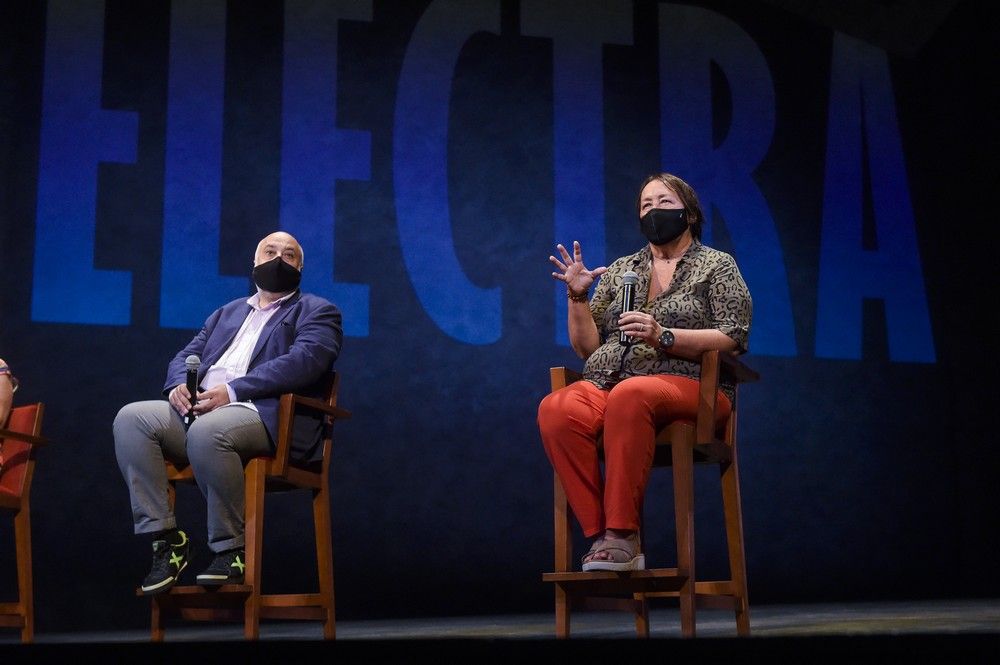 Presentación de la obra 'Electra' en el Teatro Pérez Galdós