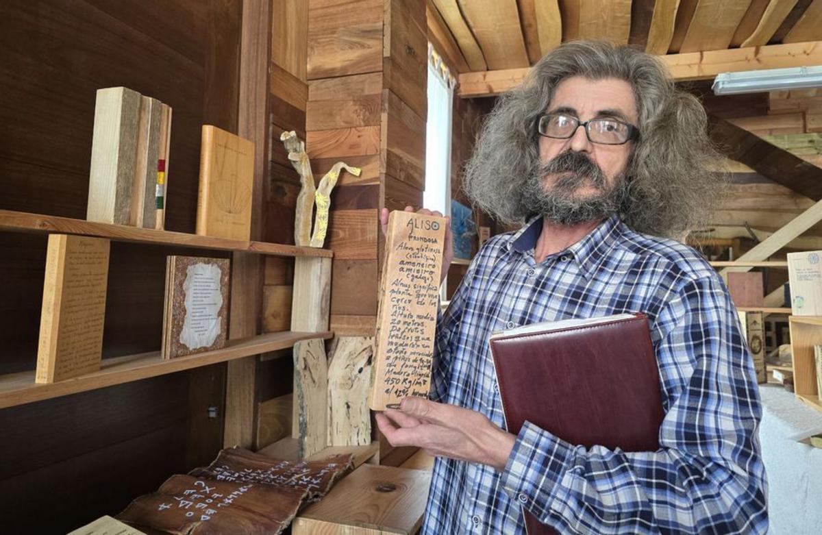 Bastón coa peza máis
antiga «Aliso».