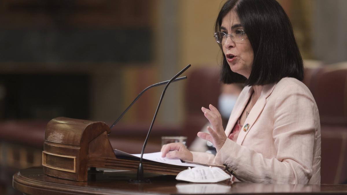 La ministra de Sanidad, Carolina Darías.