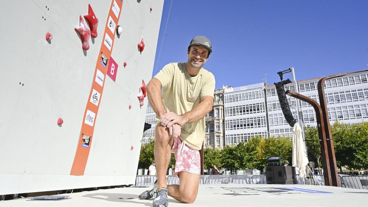 Chris Sharma, estrella mundial del piscobloc y embajador de GRAVITEO: «Sentir el aire del océano Atlántico en A Coruña me emociona»