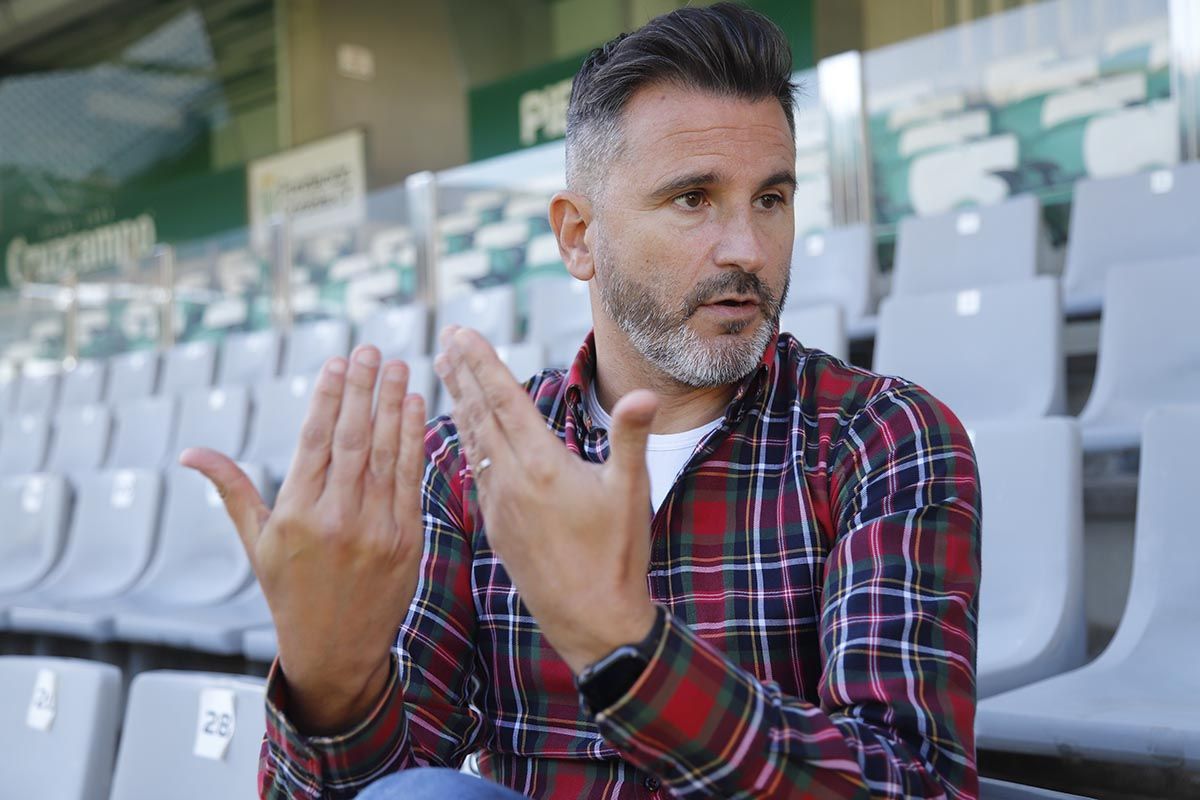 Iván Ania, entrenador del Córdoba CF