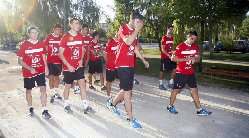 Entrenamiento del CAI Zaragoza