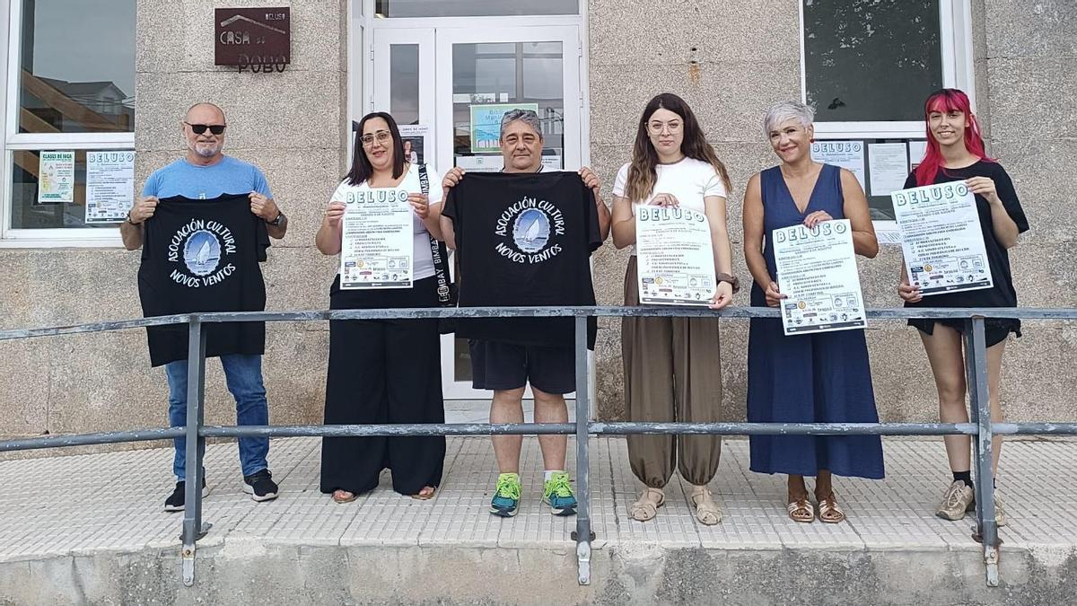 Un momento de la presentación del evento, esta mañana en Beluso.