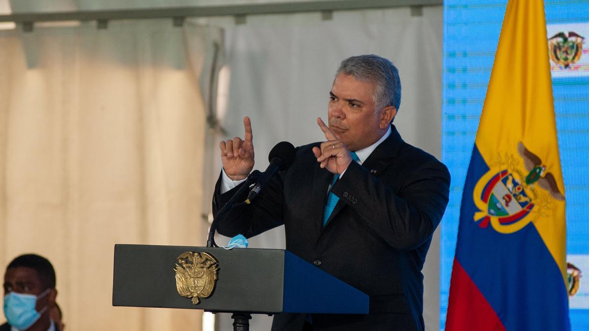 El presidente de Colombia, Iván Duque.