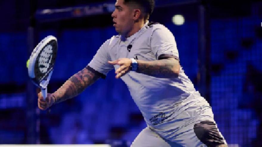 Tolito Aguirre, durante un partido. | PREMIER PADEL
