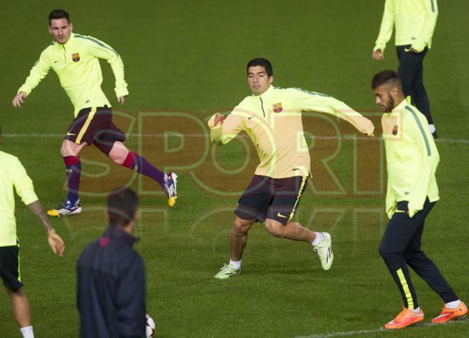 ENTRENO BARÇA EN NICOSIA