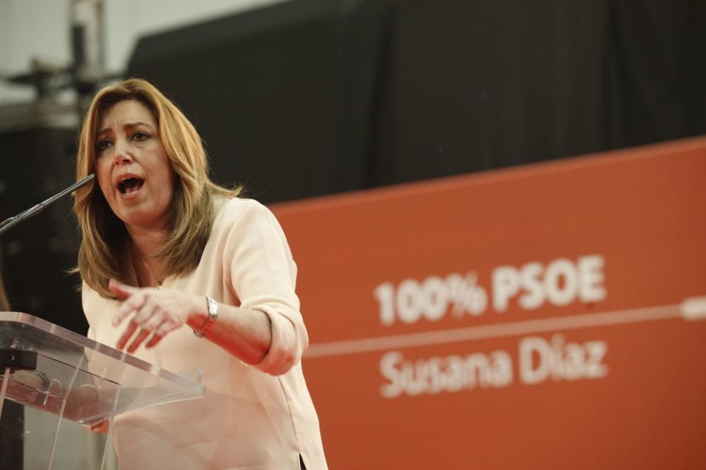 La presidenta andaluza Susana Díaz  en Gijón