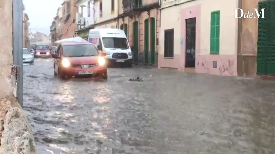 Los primeros efectos del temporal se ven en Campos