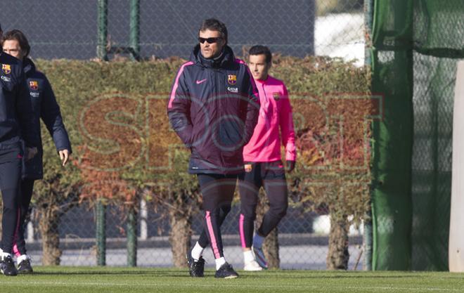 El Barça prepara el partido contra la Real Sociedad