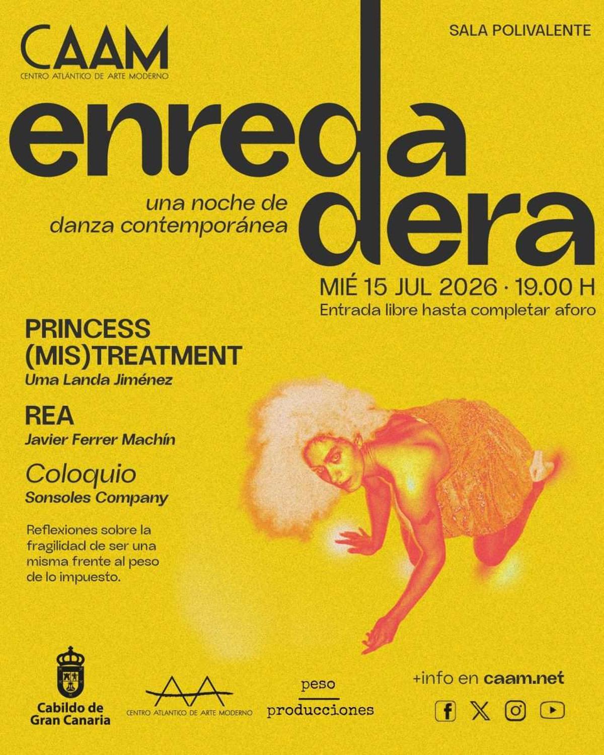 Programa del encuentro en el CAAM.