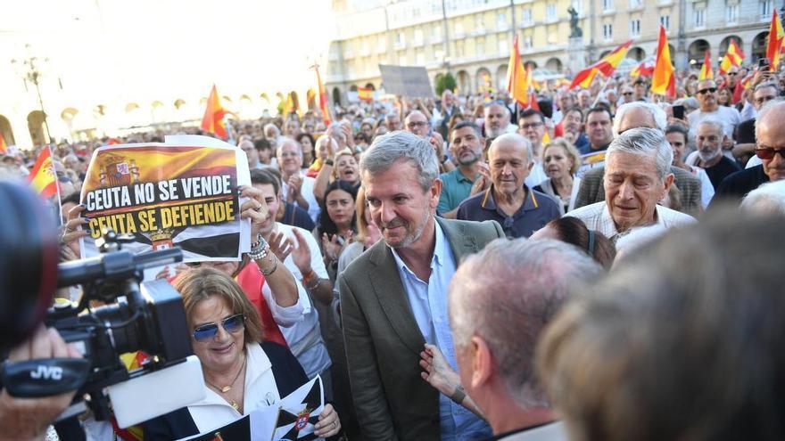 Concentración en María Pita en apoyo a Ceuta