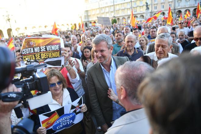 Concentración en María Pita en apoyo a Ceuta