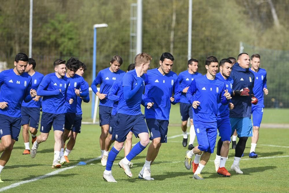 Entenamiento del Real Oviedo