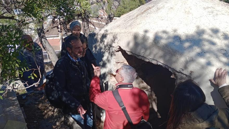 Cullera escarba la montaña para convertir su antigua batería antiaérea en un museo