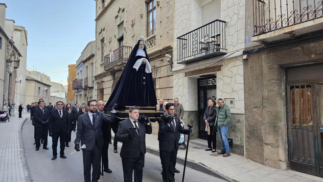 Traslado de las imágenes del Santo Entierro en Orihuela
