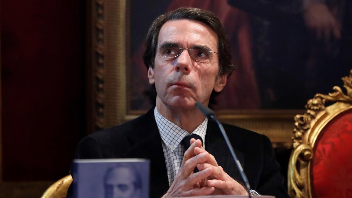 El expresidente del Gobierno y presidente de FAES, José María Aznar.