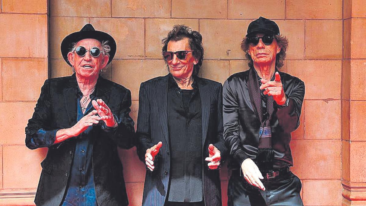 The Rolling Stones el pasado septiembre, en la primera presentación del disco en Londres.