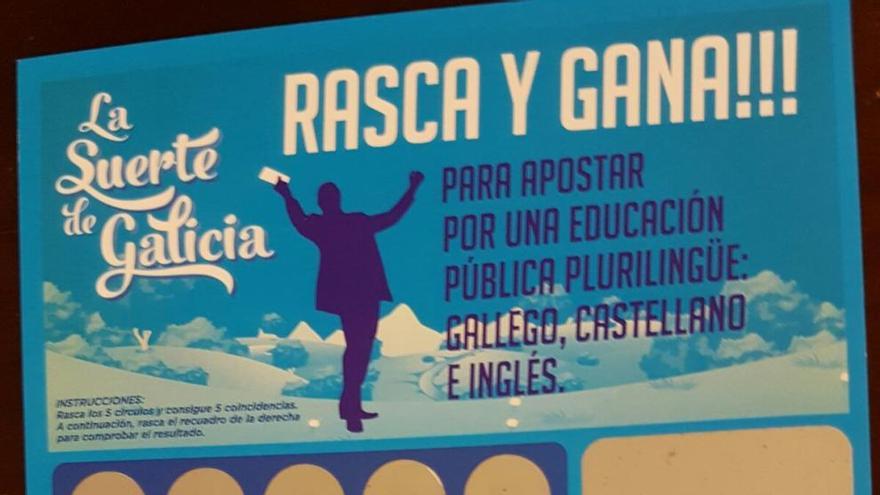 Un &quot;rasca y gana&quot; del PP. // FdV