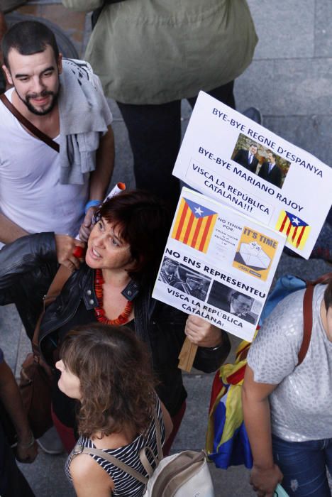 Les reaccions al discurs de Puigdemont a la Plaça del Vi