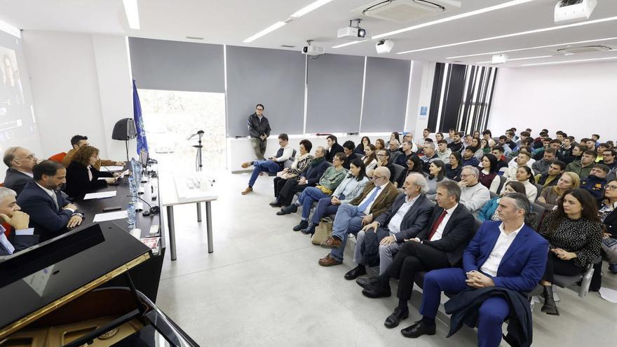 Acto de ayer en la Facultade de Educación.