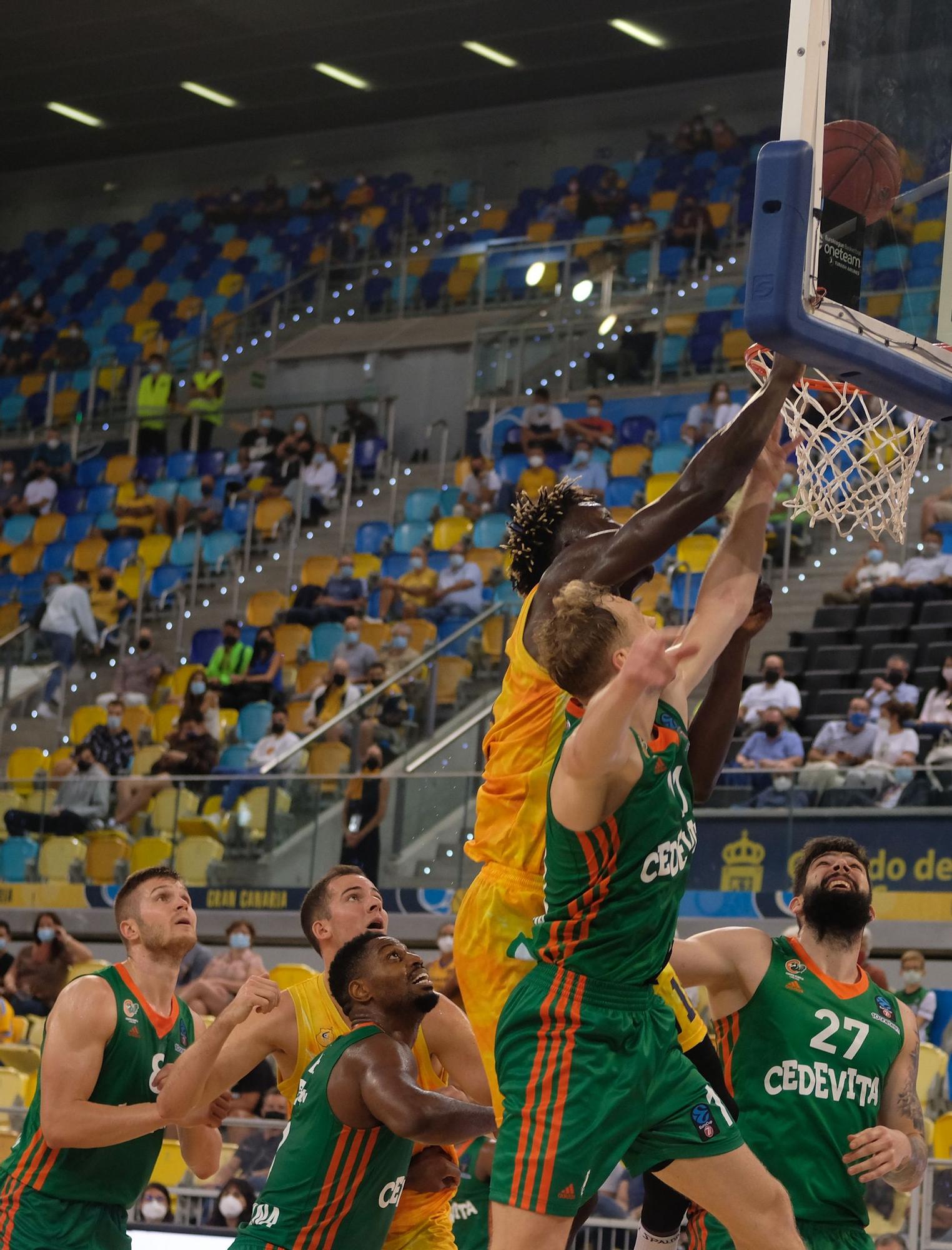 Partido entre el CB Gran Canaria y el Cedevita Olimpija (19/10/2021)