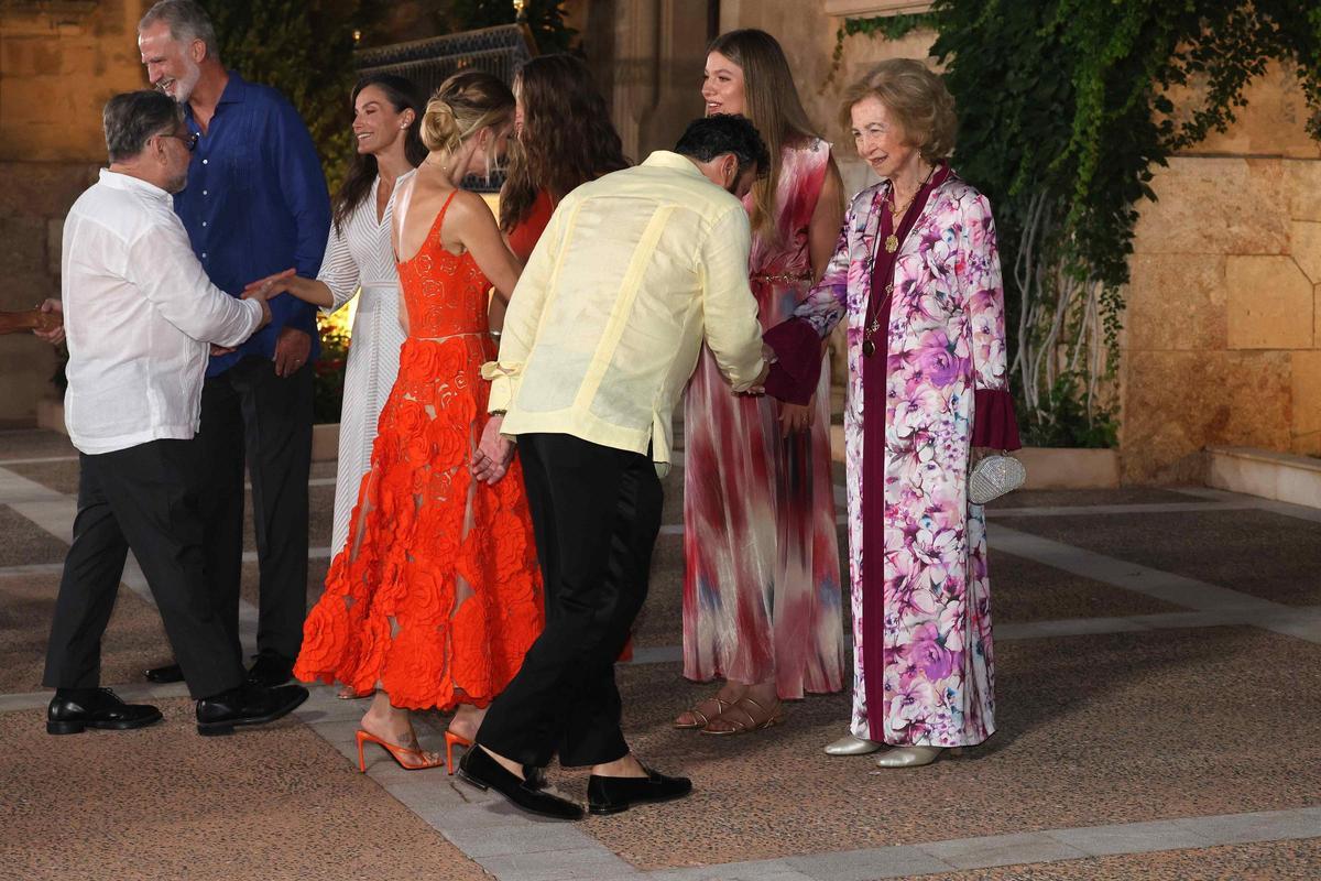 Les imatges de la recepció estival de la Família Reial a Mallorca