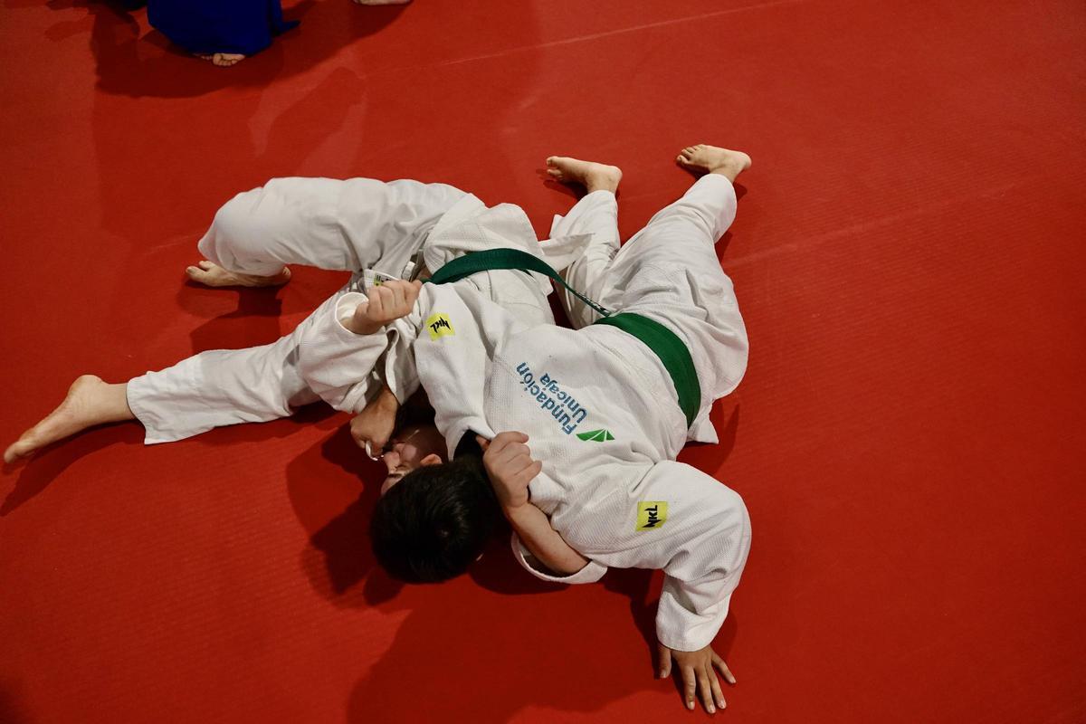 El Club Deportivo Nagare lleva tres años trabajando con Fundación Unicaja en el judo inclusivo