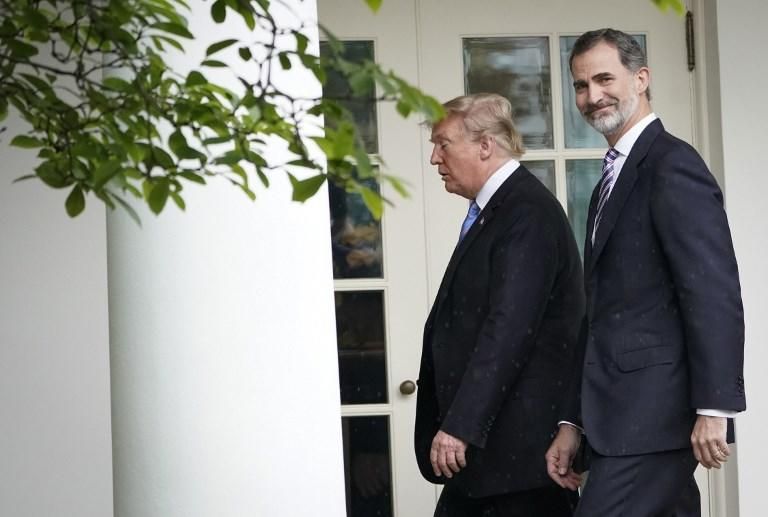 Los Reyes se reúnen con Trump en la Casa Blanca