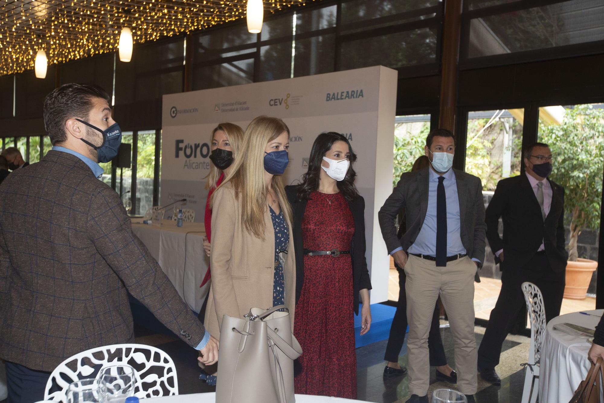 Inés Arrimadas en el Foro Alicante