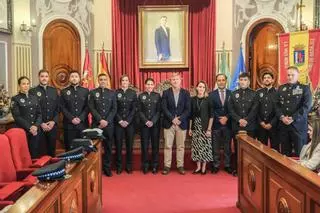 Ocho nuevos agentes se incorporan al equipo de Policía Local de Badajoz