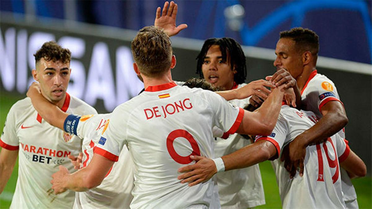 El Sevilla se lleva un partido con sabor a goleada