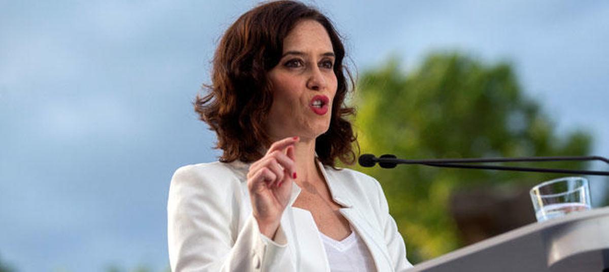 La candidata del PP a la Comunidad de Madrid, Isabel DÃ­az Ayuso
