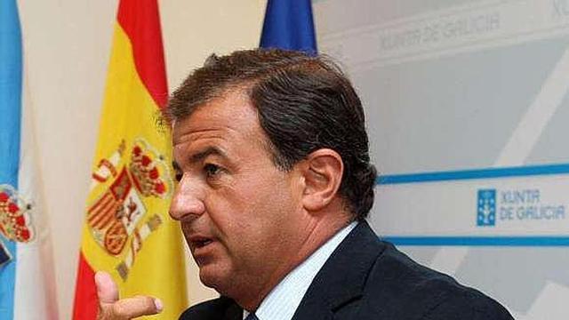 Javier Guerra, ayer, en Santiago. / jorge leal