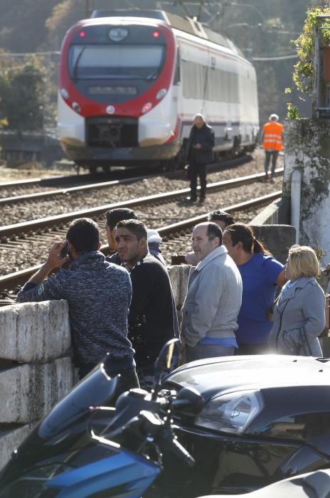 Fallece un hombre arrollado por el tren en Las Segadas