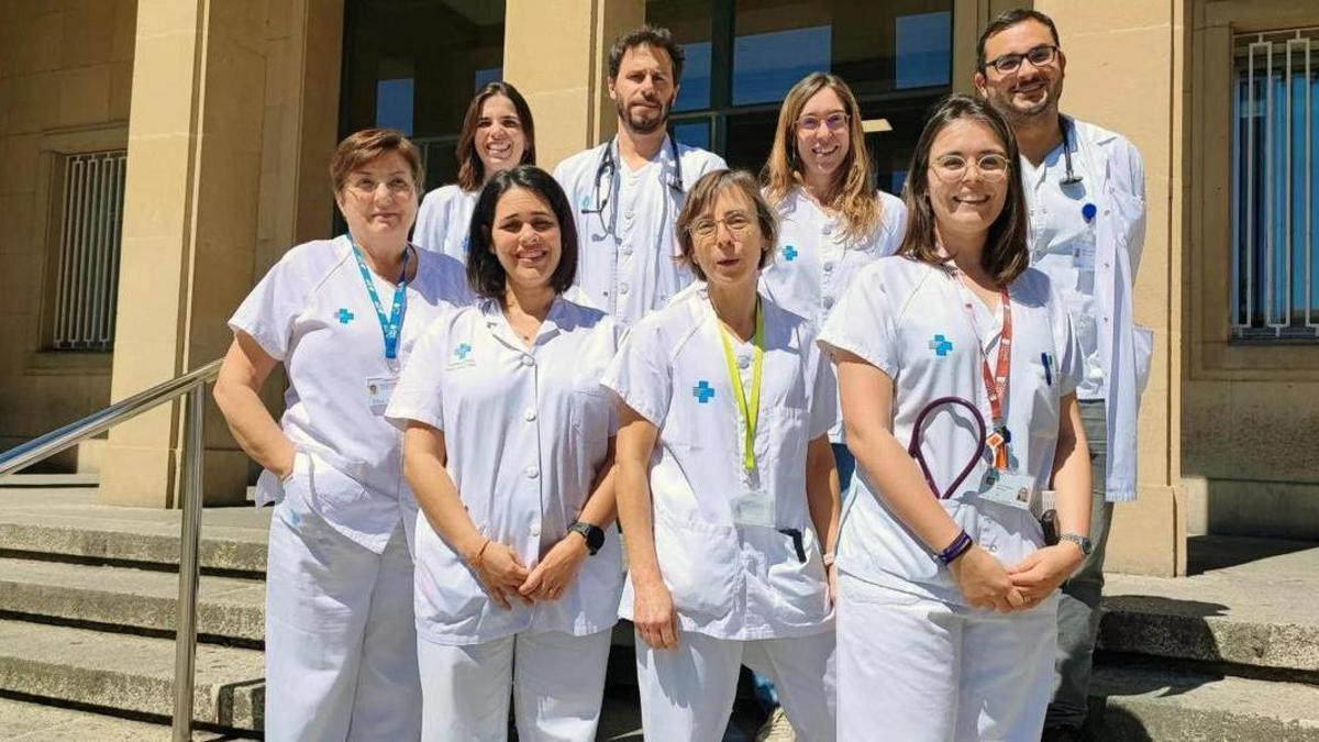L'equip que forma la unitat del Trueta.