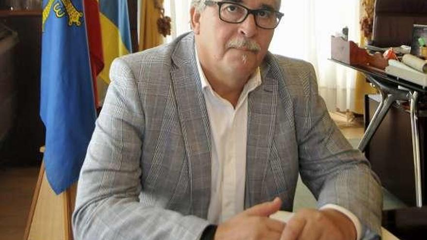 Aníbal Vázquez, en su despacho de la Alcaldía.