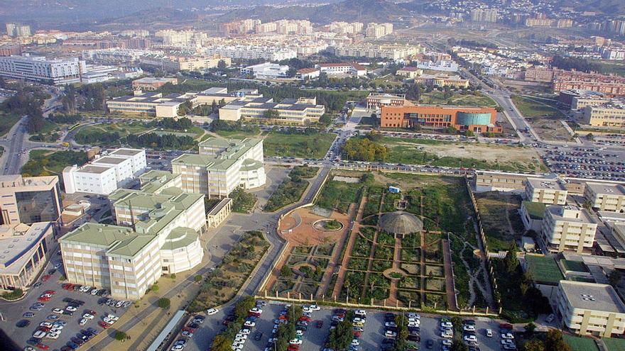 Imagen aérea de la zona afectada por los atascos.