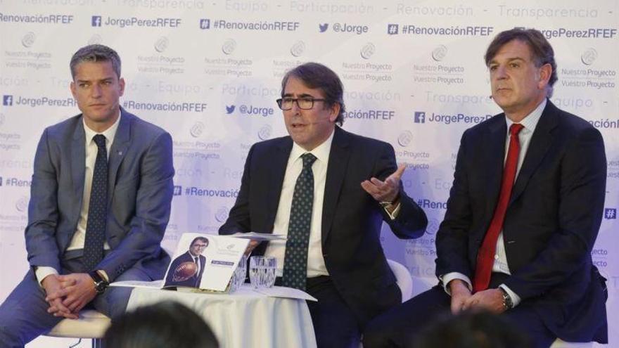 Jorge Pérez presenta su alternativa para desbancar a Villar