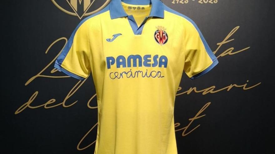 Así luce la camiseta del Centenario del Villarreal CF