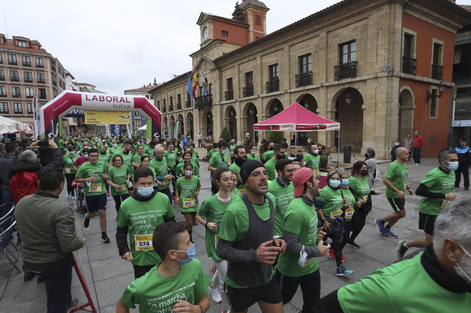 Marcha contra el cáncer de Avilés