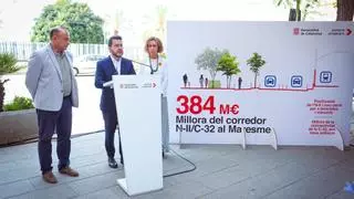 Una partida de 384 millones del pacto Estado-Generalitat irá destinada a pacificar la N-II en el Maresme
