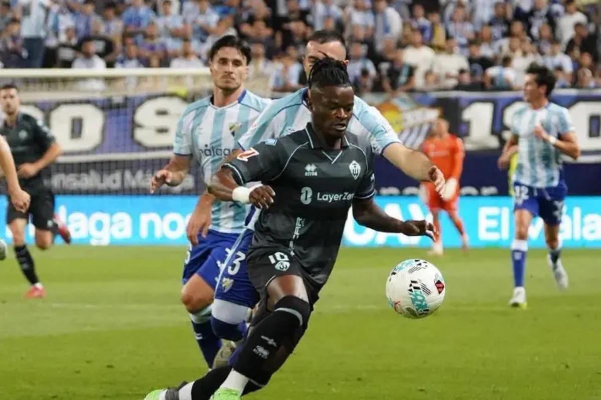 Brian Cipenga, jugador de la UD Almería, en su etapa en el CD Castellón