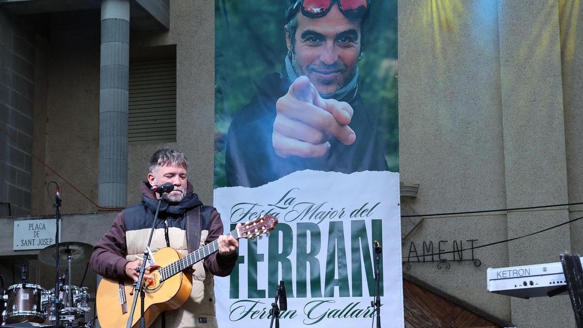 Festa d'homenatge que se li va fer a Ferran Gallart a Valls de Torroella