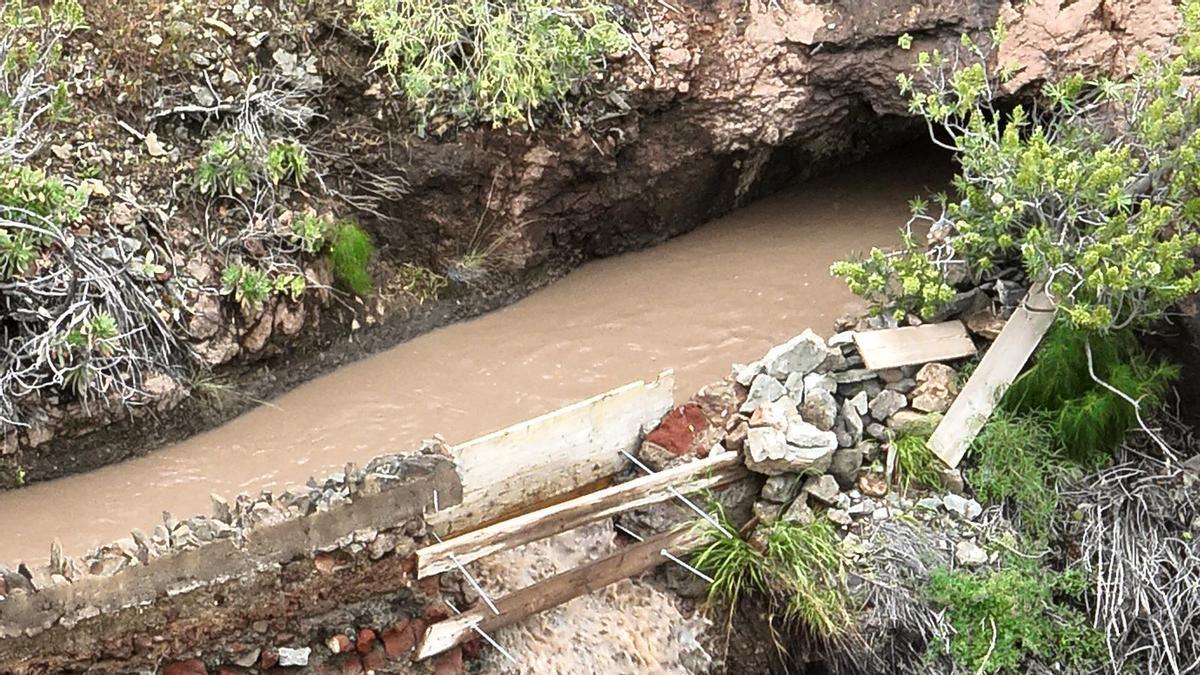 Huesa Bermeja puede quedar incomunicada por la borrasca Therese