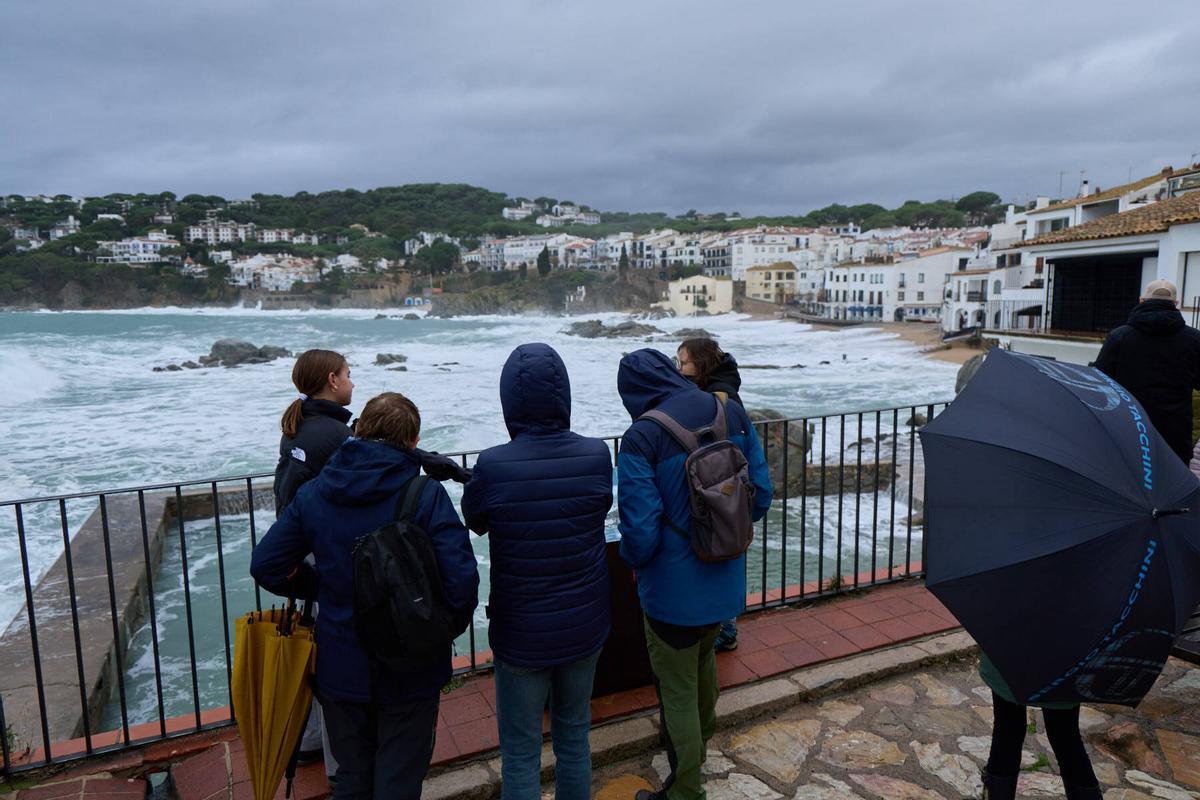 Les imatges del temporal a les comarques gironines