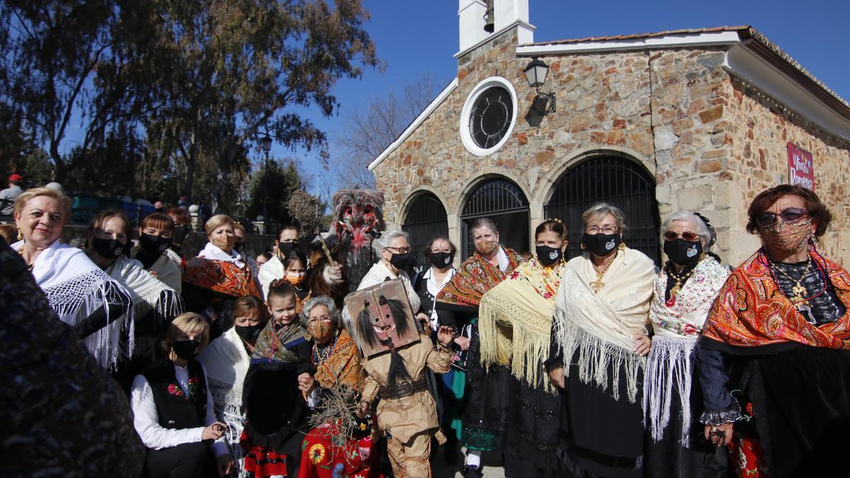 Imagen de la última edición de la Romería de San Blas, en Cáceres.