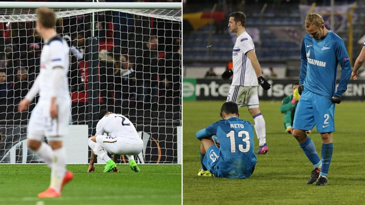 Tottenham y Zenit protagonizaron las grandes decepciones de la jornada