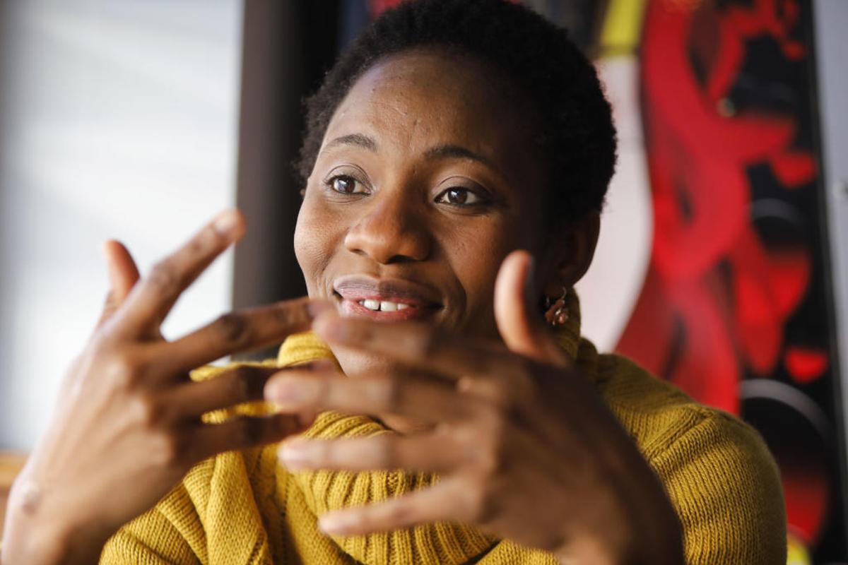 La impulsora de la asociación, Aminata Soucko.