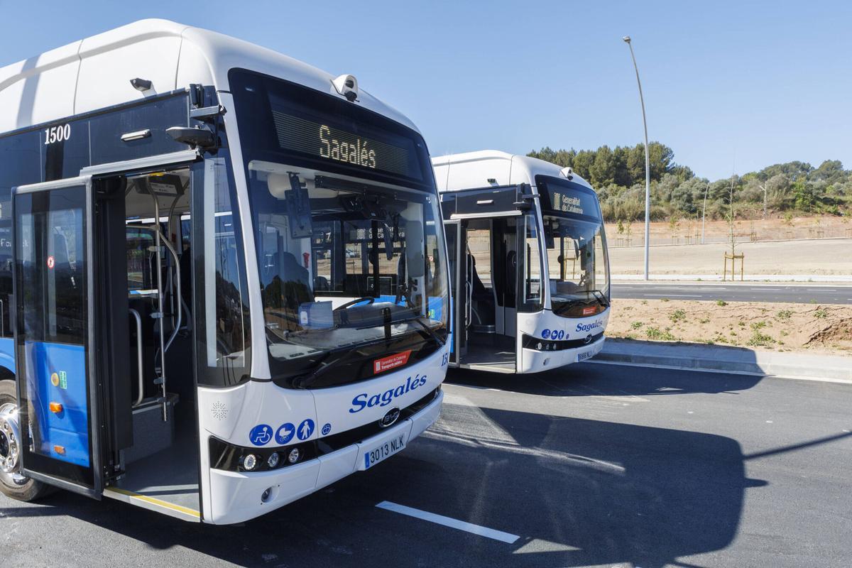 Presentació dels nous busos elèctrics de la xarxa interurbana del Bages